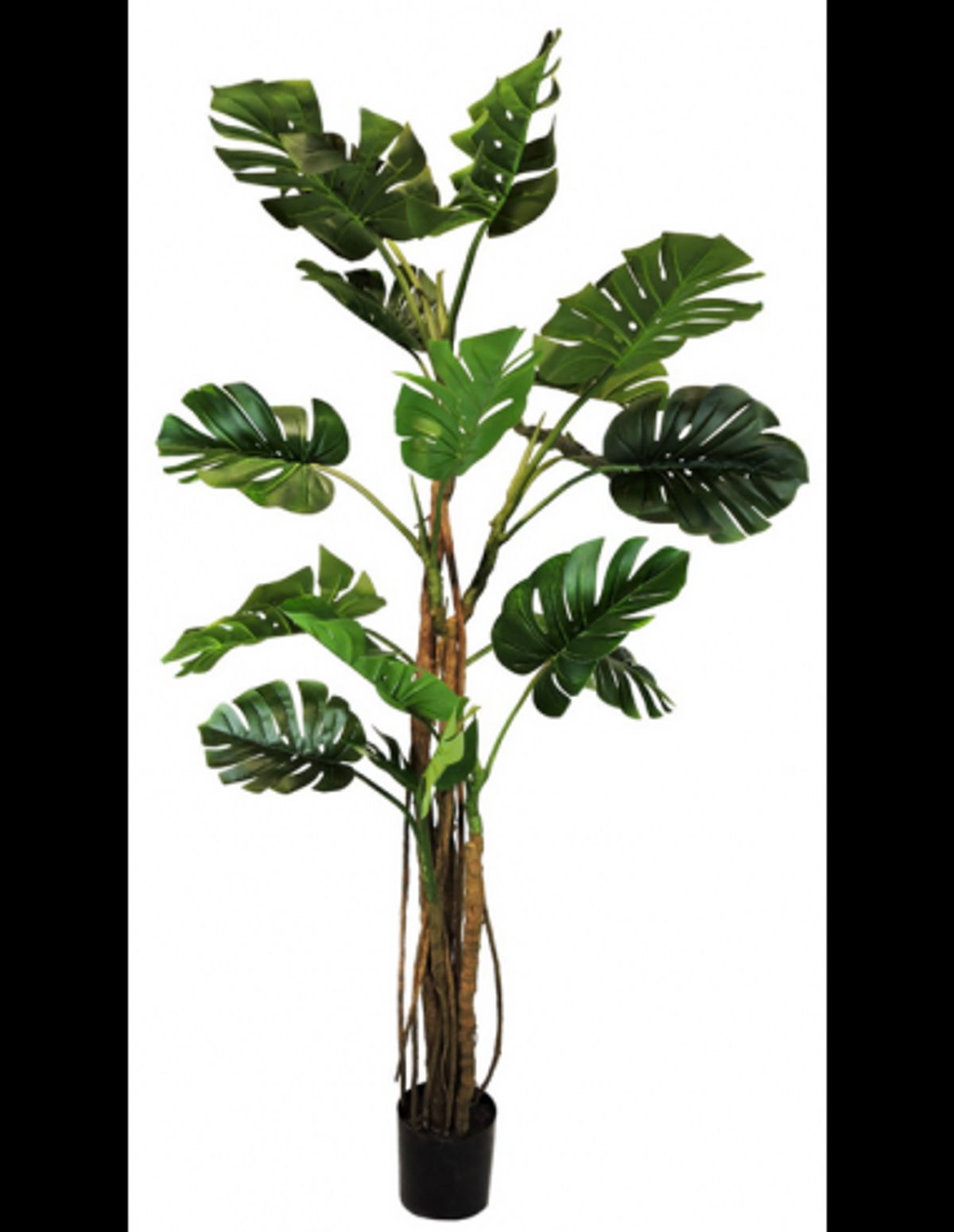 Kunstig Monstera plante H210 cm - Grøn