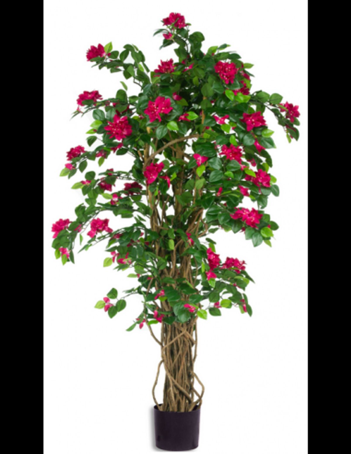 Kunstigt Bougainvillea træ H115 cm - Pink