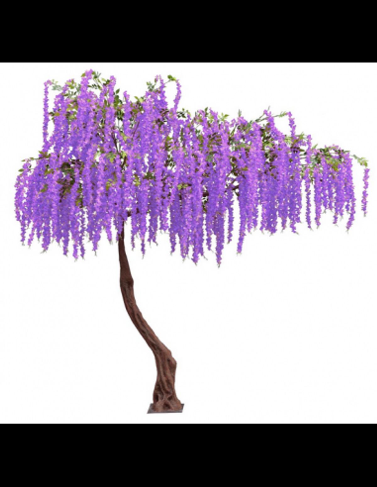 Kunstigt Wisteria træ H340 cm - Lilla