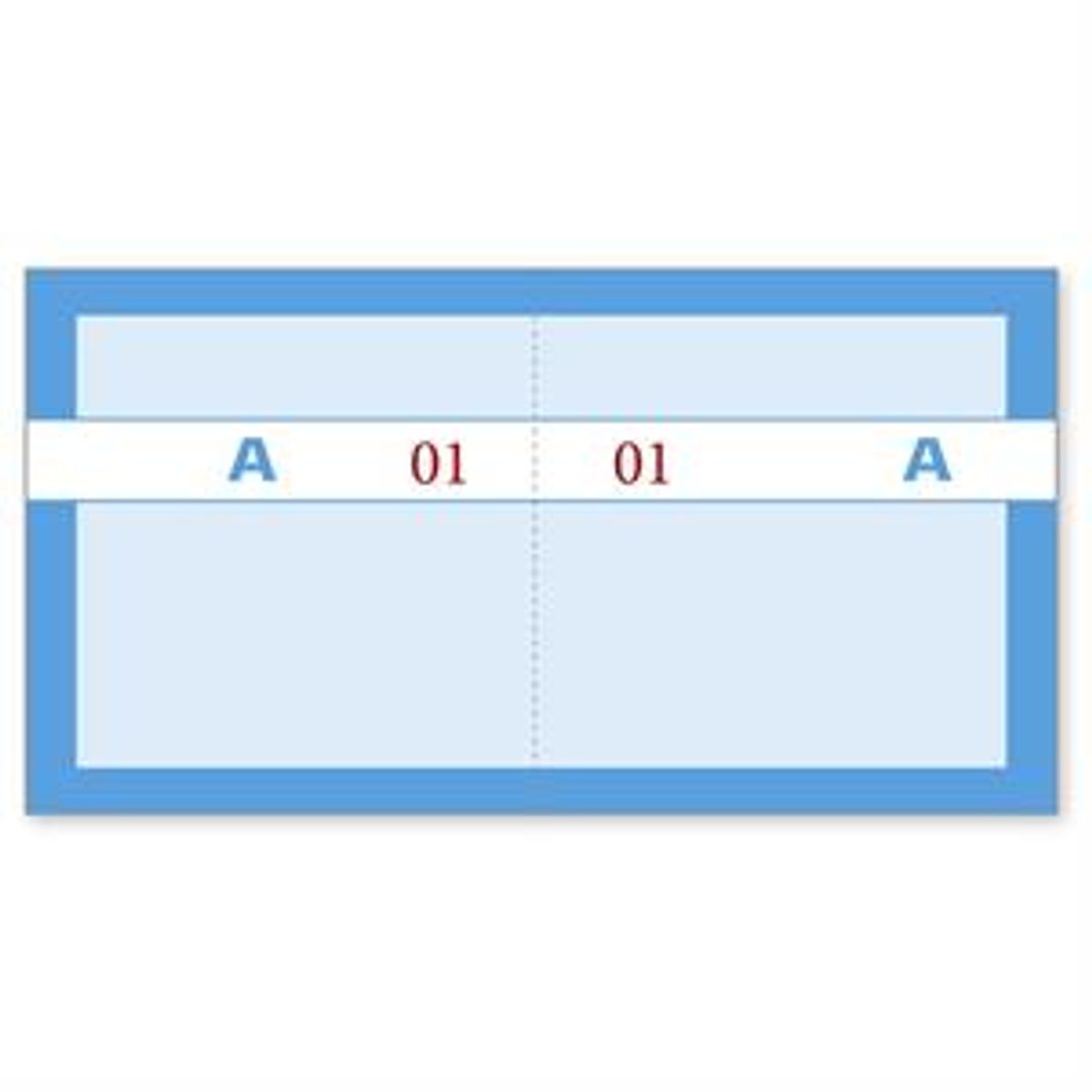 Kuponbog Blå 2 x 1-100