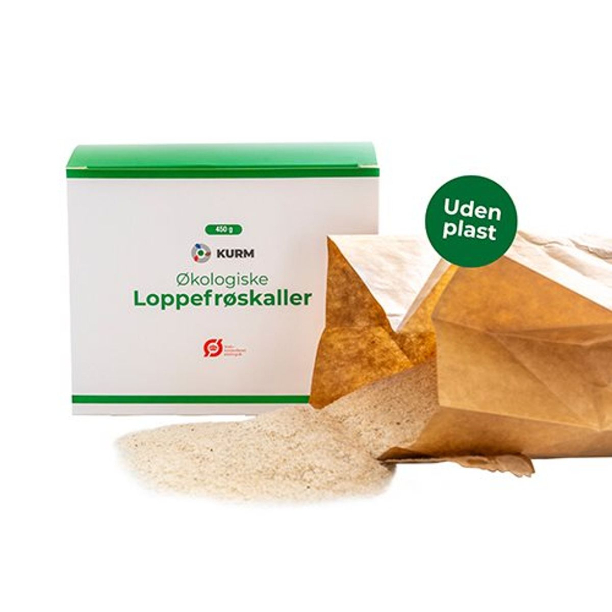 Kurm Loppefrøskaller Ø &bull; 450g