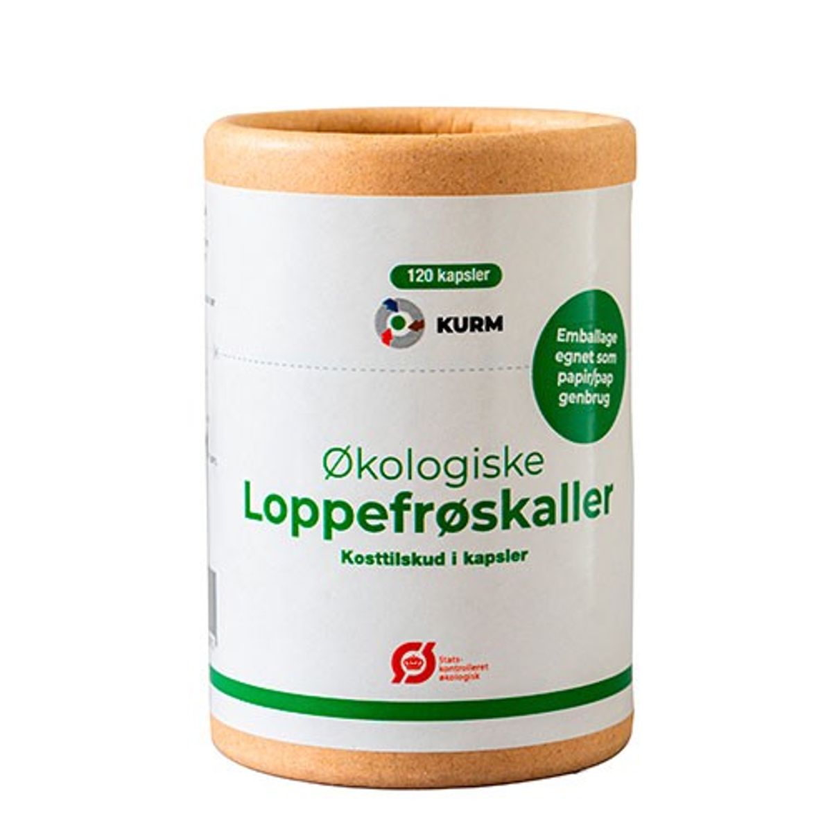 Kurm Lopppefrø skaller Psyllium 120 kapsler Økologisk - 120 kapsler