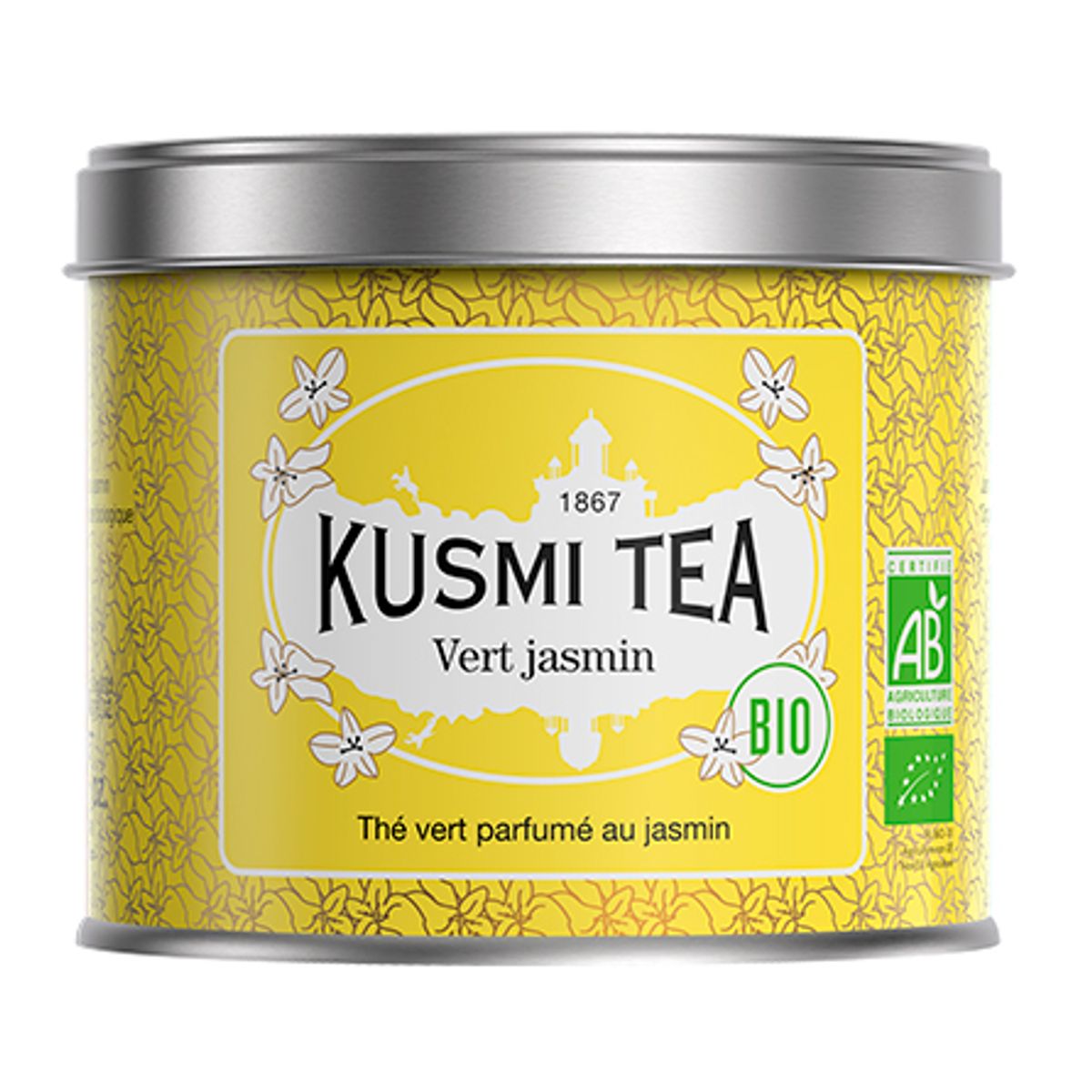 Kusmi Green Jasmine Økologisk, 90g.