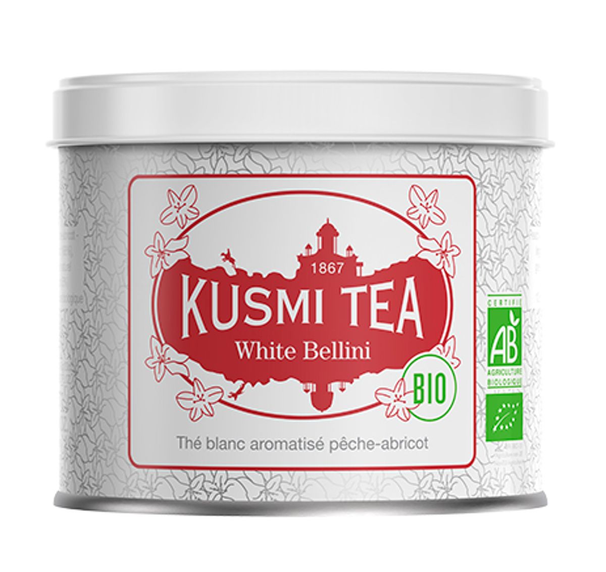 Kusmi White Bellini Øko, 90g.