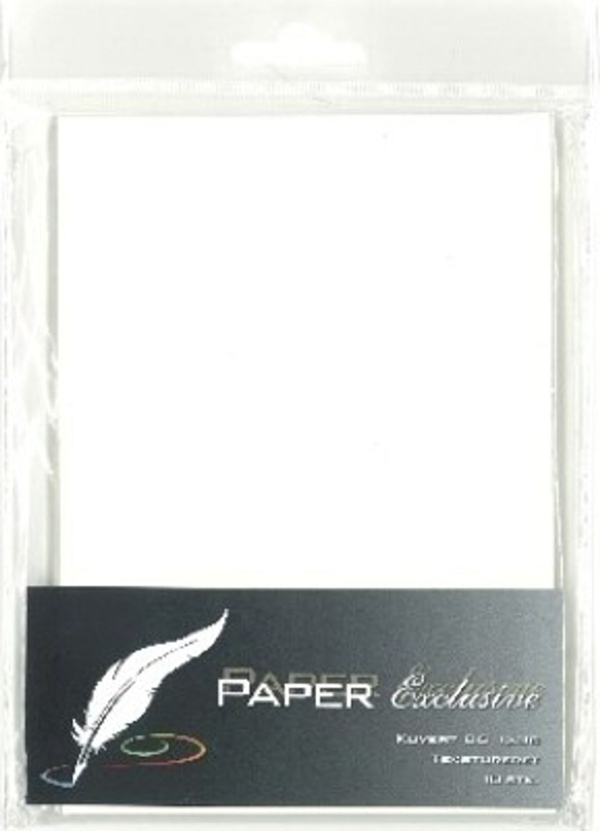 Kuvert C6 120g Creme Tekstureret 10stk. - 903 - Paper Exclusive