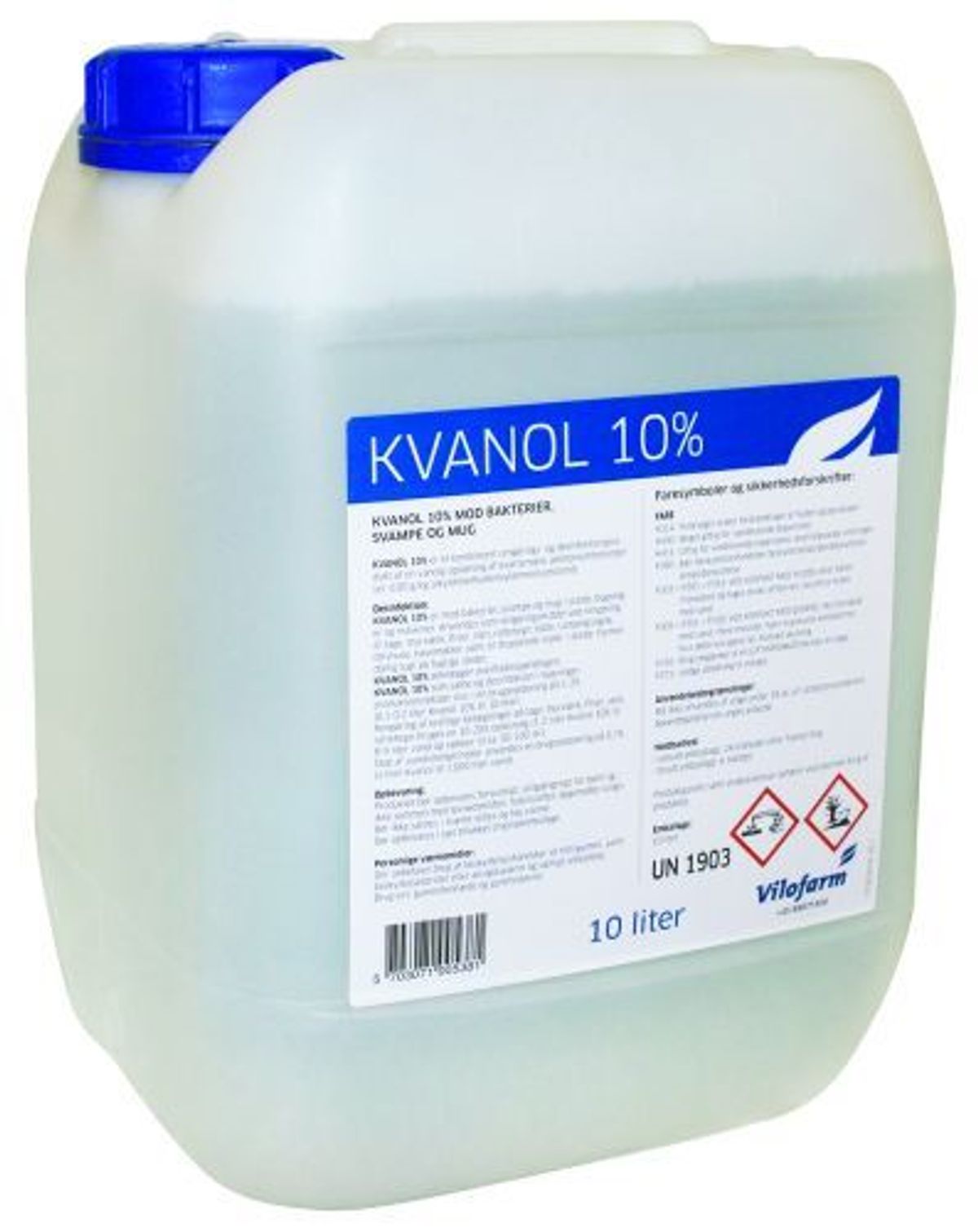 Kvanol 10 % - Belægningsrens 10 ltr.