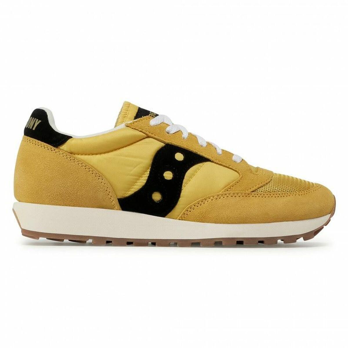 Kvinde Casual Sneakers Saucony Jazz Original Vintage Suede Gul 37