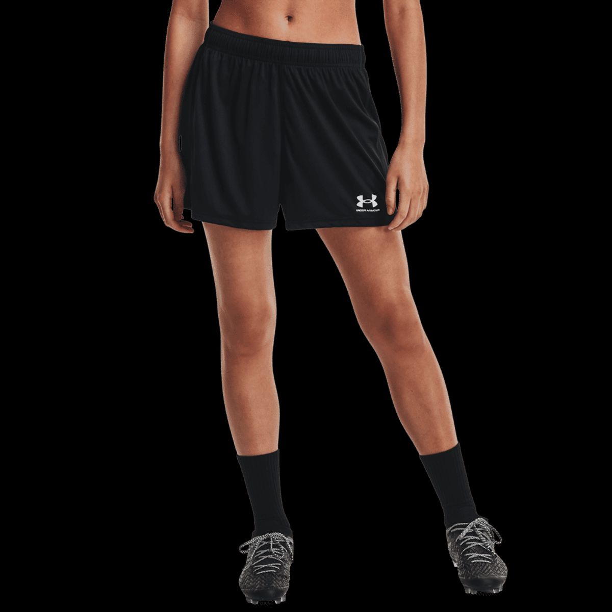 Kvinders Under Armour - Challenger Knit Shorts - Black XS