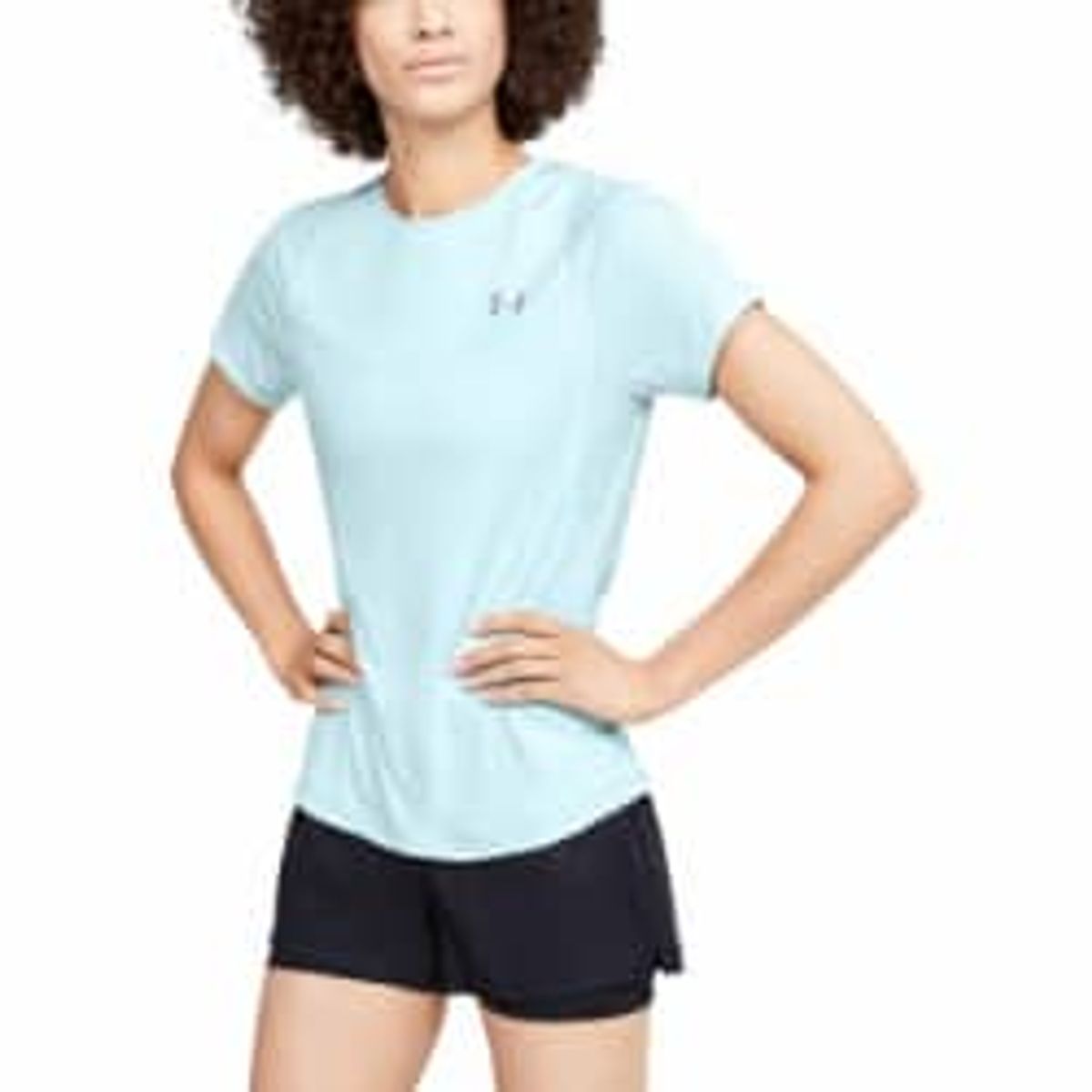 Kvinders Under Armour - Kortærmet løbe T-shirt S