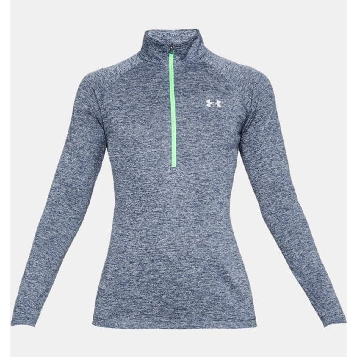 Kvinders Under Armour langærmet Tech Twist 1/2 Zip - 496 Blue S