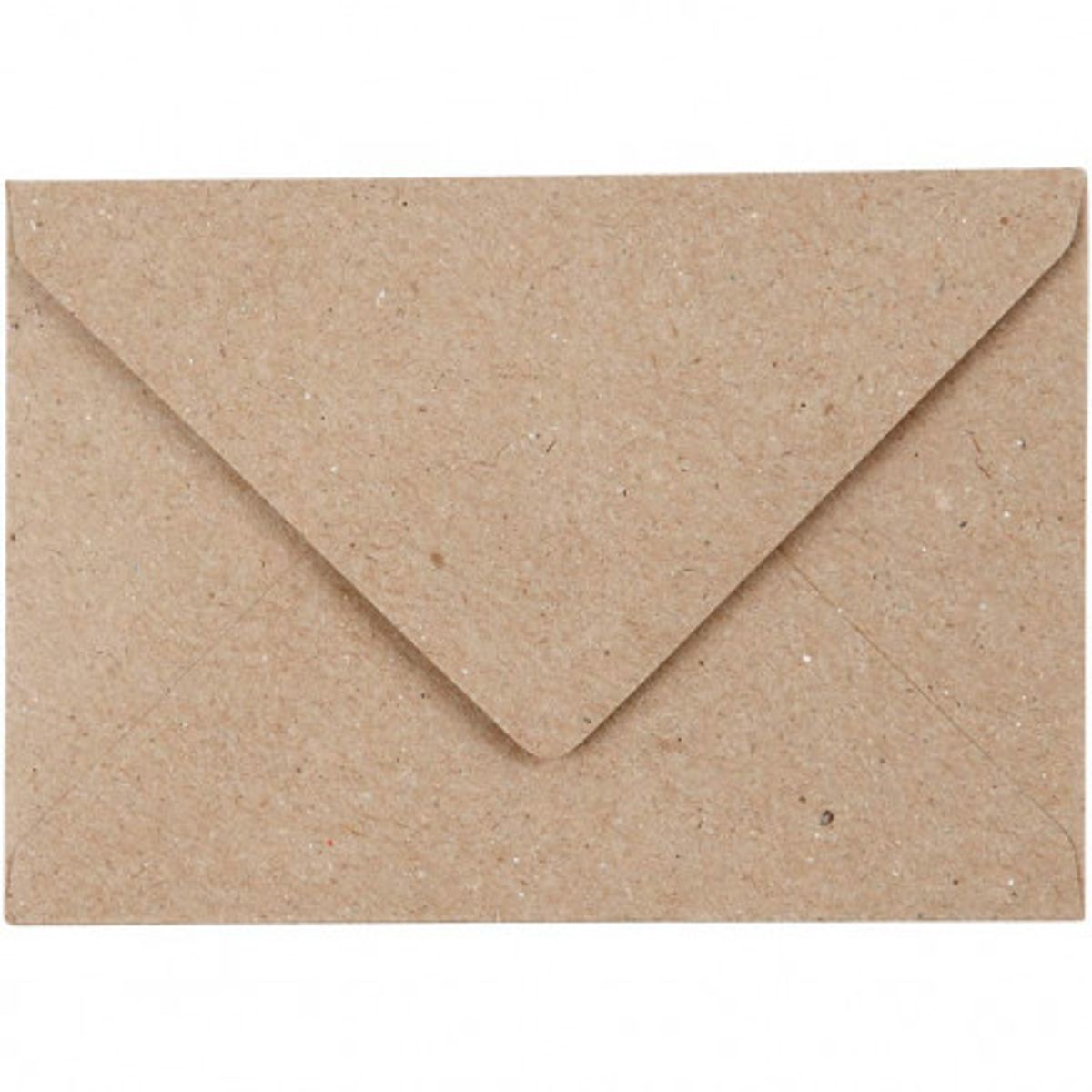 Kvistkuvert, beige, kuvert str. 7,8x11,5 cm, 120 g, 50 stk./ 1 pk.