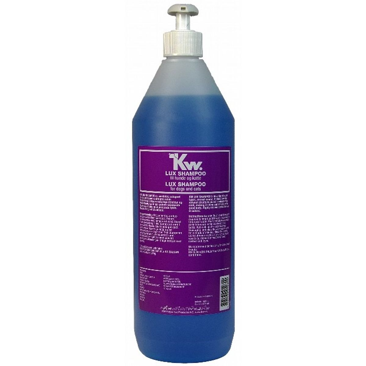 KW Lux Shampoo til hund og kat. 1 l.