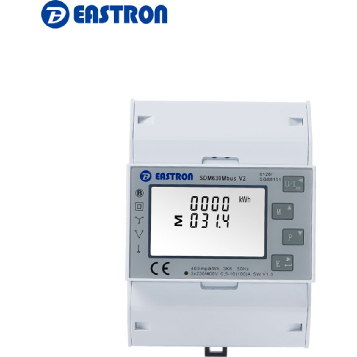 KWH måler 3 faset, direkte måling 100A SDM630-Modbus MID