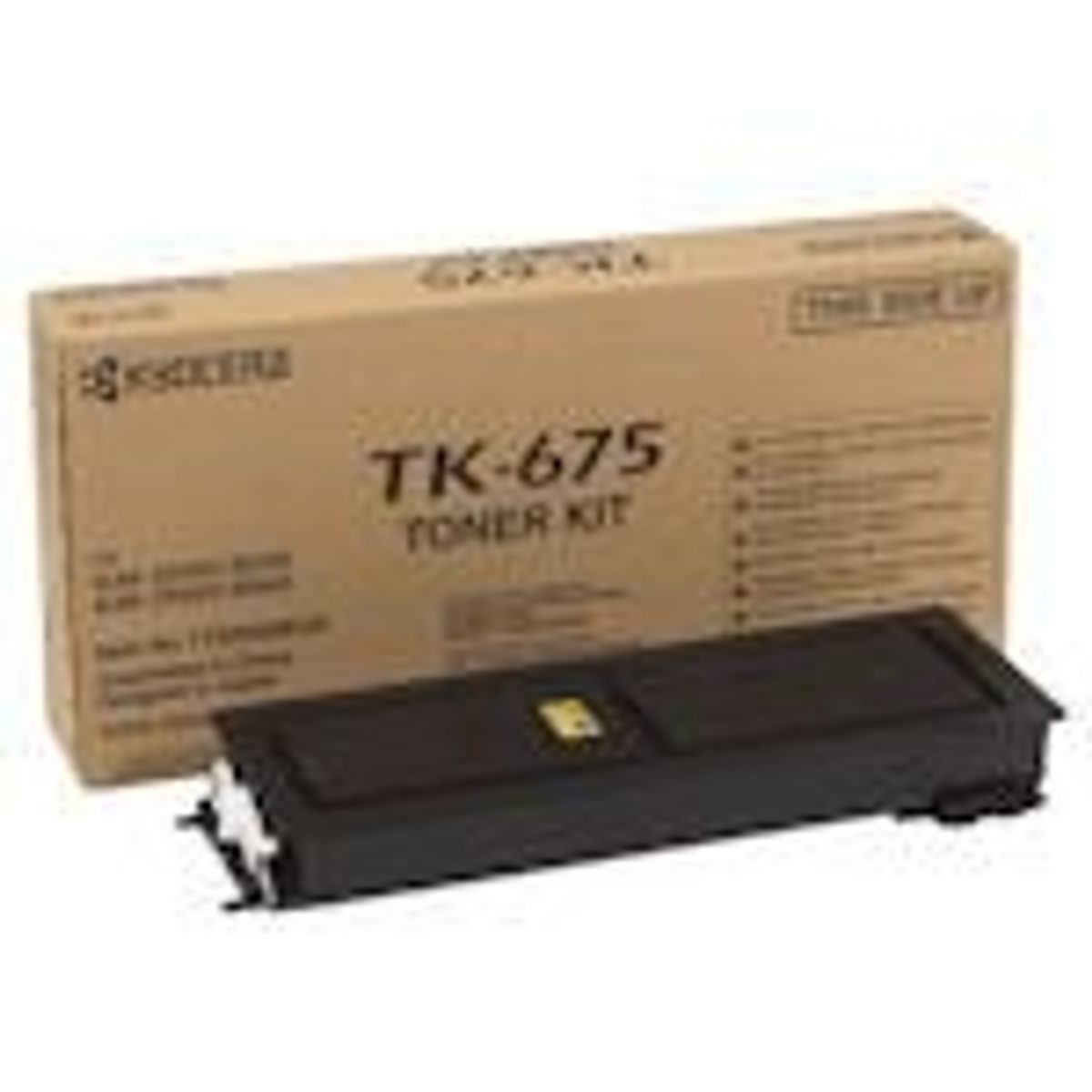 Kyocera TK-675 Sort Lasertoner Original