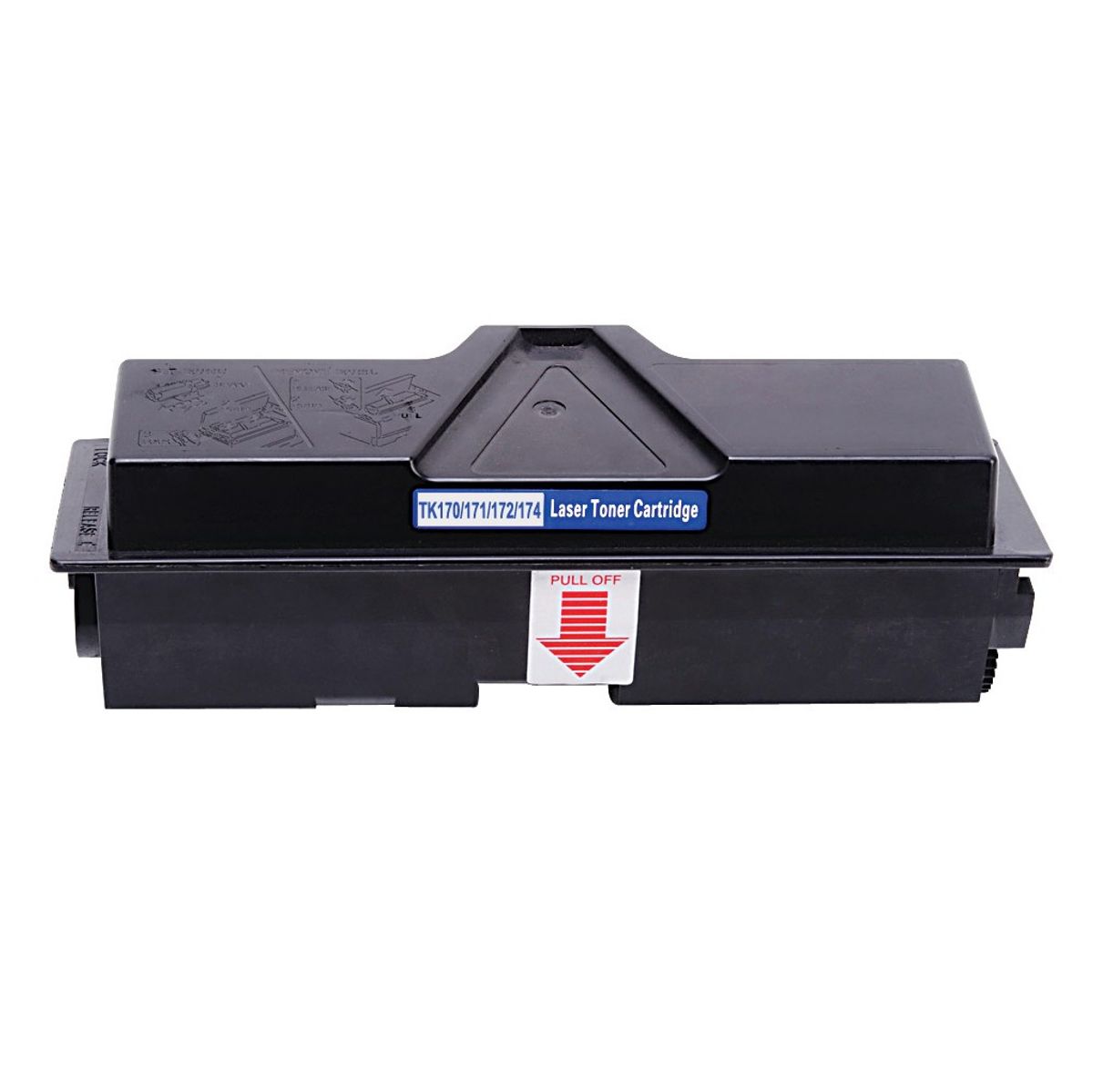 Kyocera TK170/171/172/174 Lasertoner, Sort, Kompatibel, 7200 sider