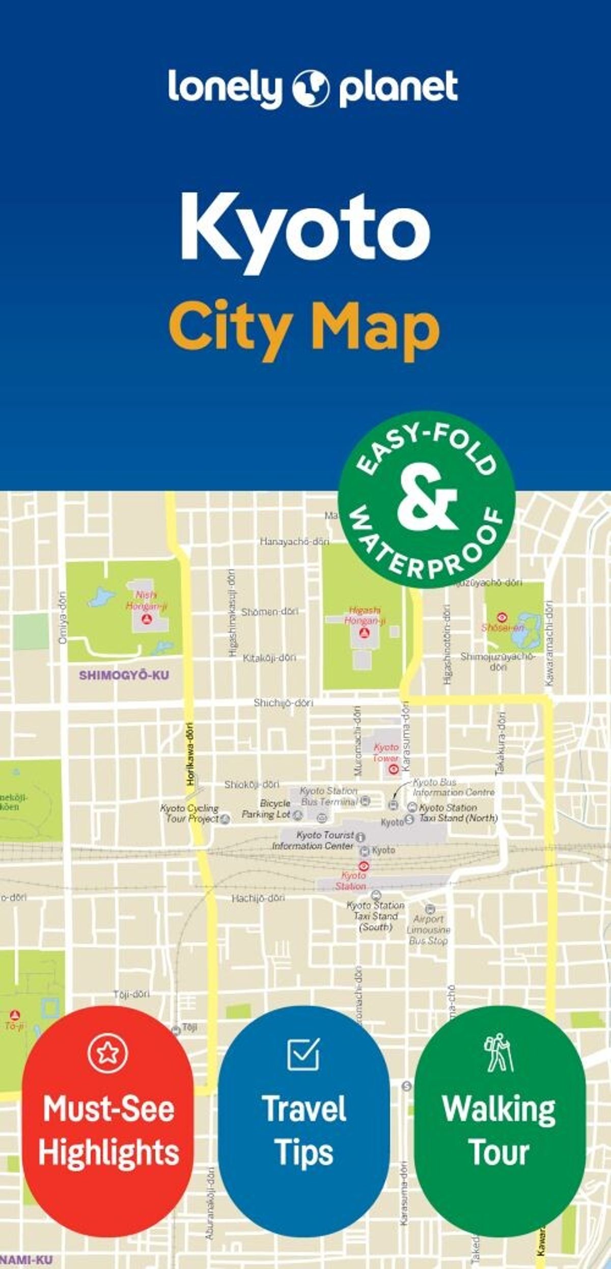 Kyoto City Map - Diverse - English Book