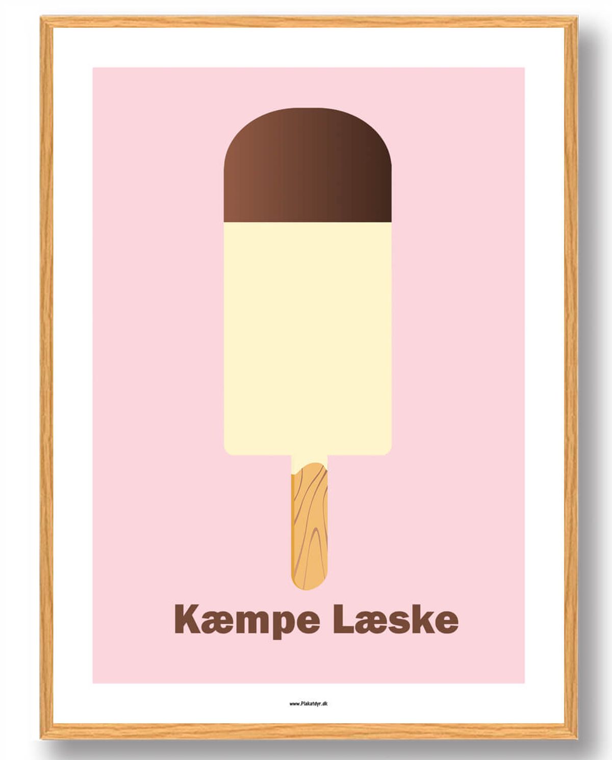 Kæmpe læske - plakat (Størrelse: L - 50x70cm (B2))