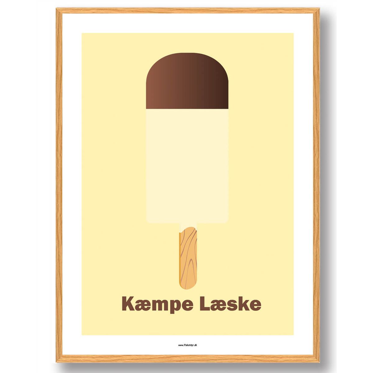 Kæmpe læske - plakat (Størrelse: L - 50x70cm (B2))