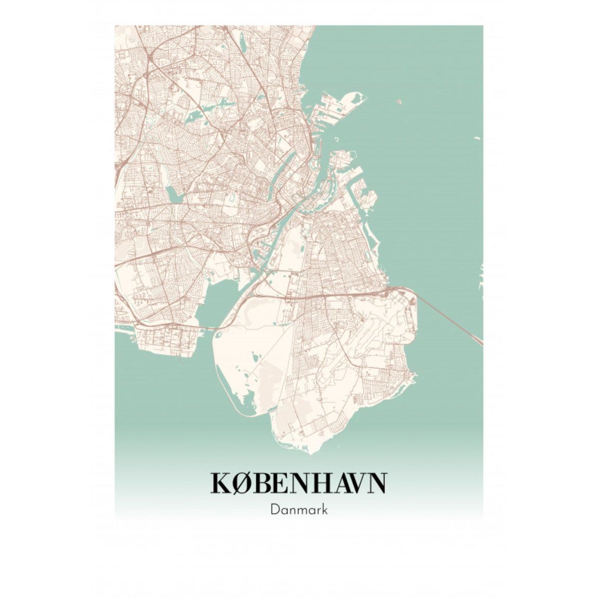 København - Danmark 21x30cm (A4)