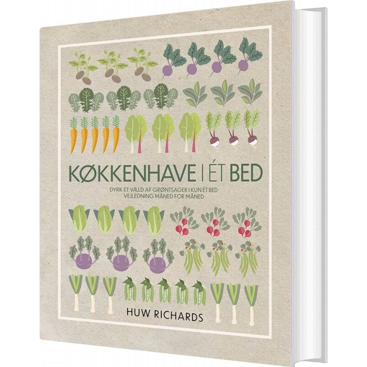 Køkkenhave I Et Bed - Huw Richards - Bog