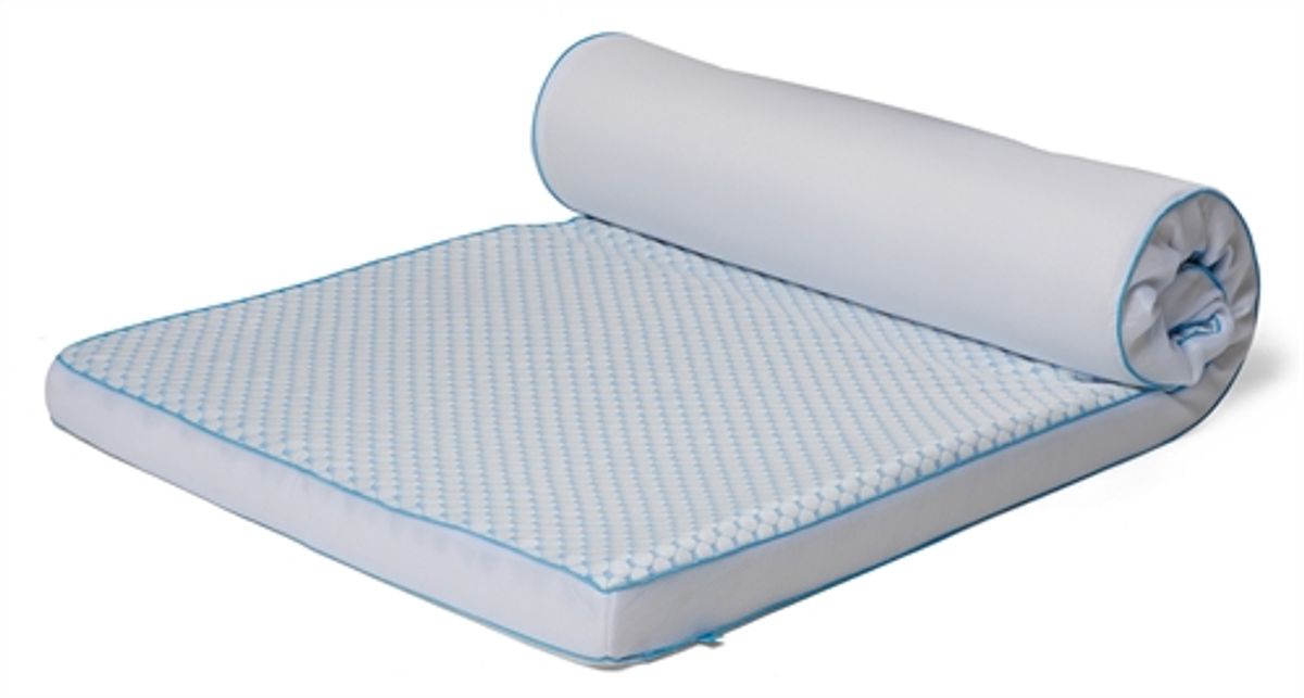 Kølende topmadras - 180x210 cm - 7 zoner - Luksus memoryskum topmadras 8 cm høj - SLEEP TECH By Borg