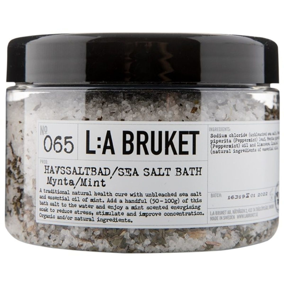 L:a Bruket 065 Sea Salt Bath Mint 450 gr.