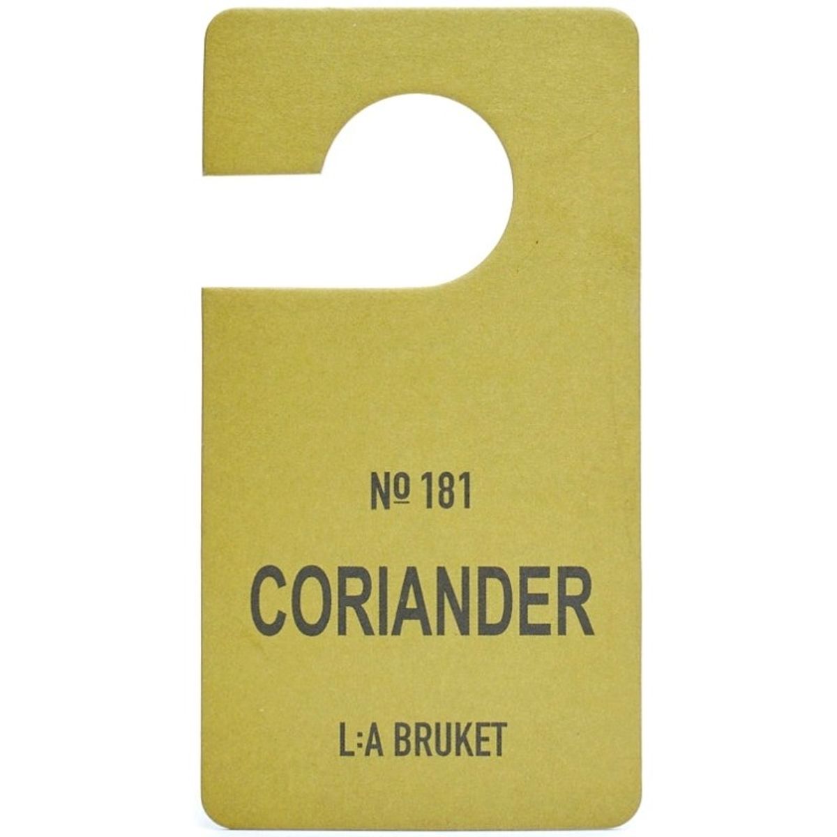 L:a Bruket 247 Fragrance Tag - Coriander