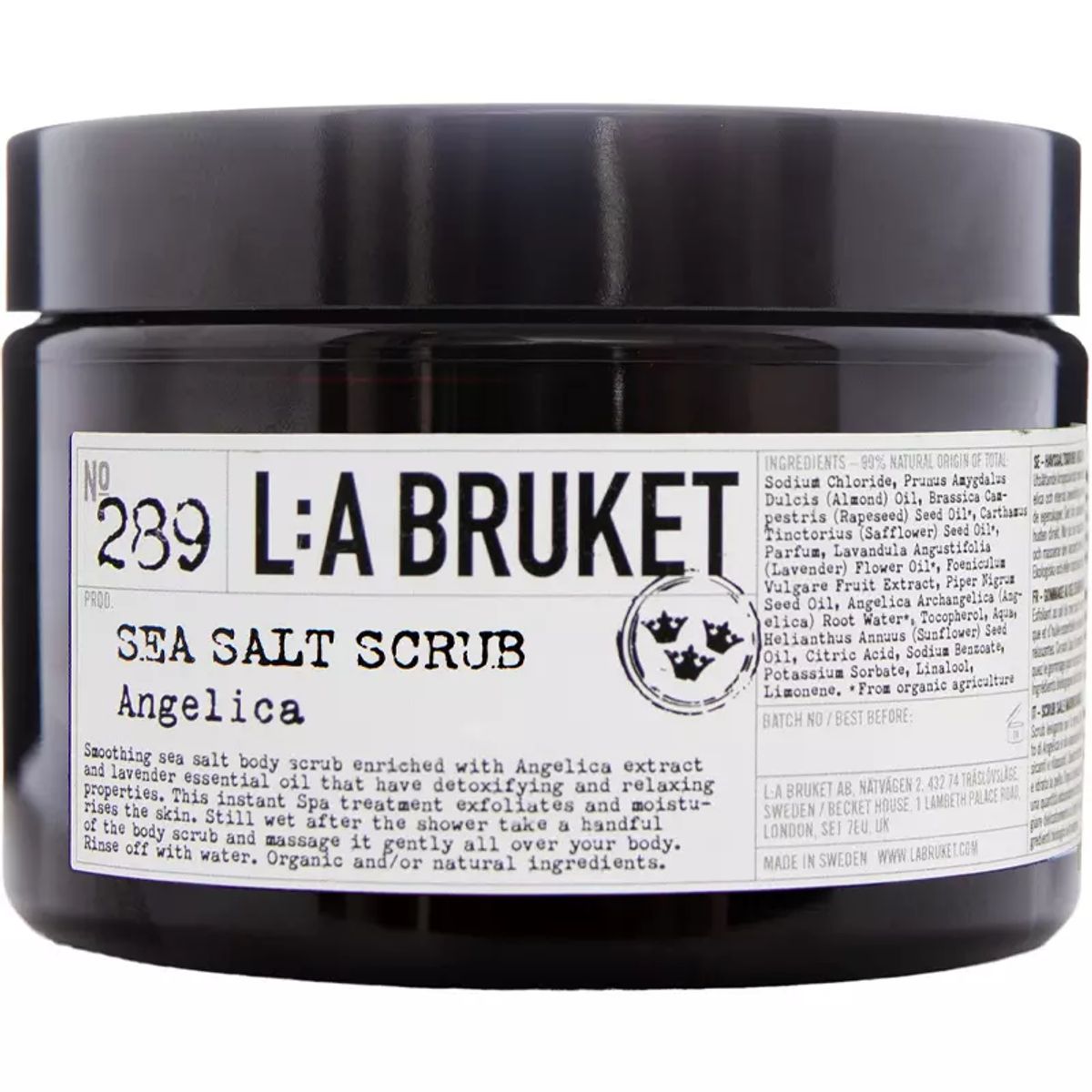 L:a Bruket 289 Sea Salt Scrub 420 gr. - Angelica