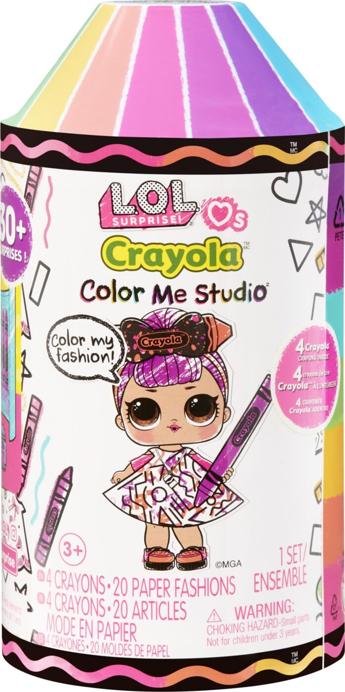 L.o.l. Surprise Dukke - Loves Crayola - Color Me Studio