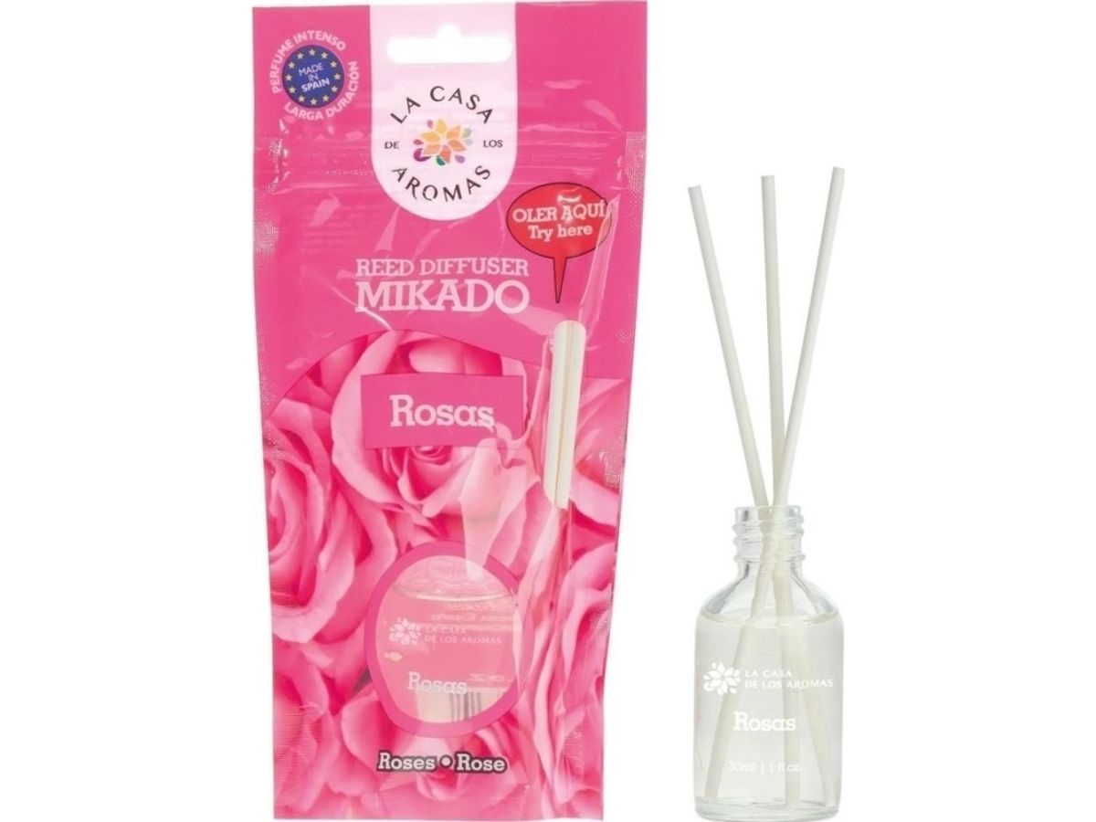 La Casa De Los Aromas Aromatisk Olie Med Pinde Rose 30Ml