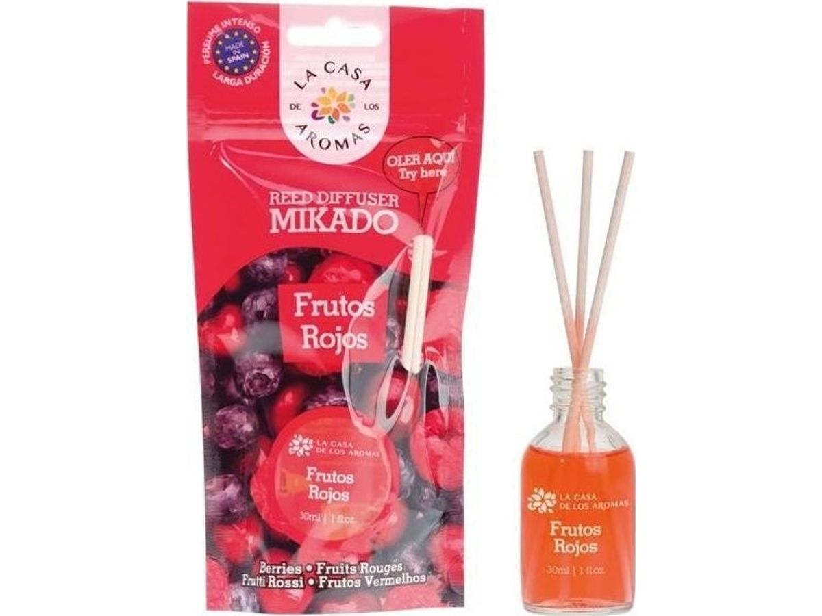 La Casa De Los Aromas La Casa De La Aromas_ Aromatic Oil With Sticks Red Fruit 30Ml