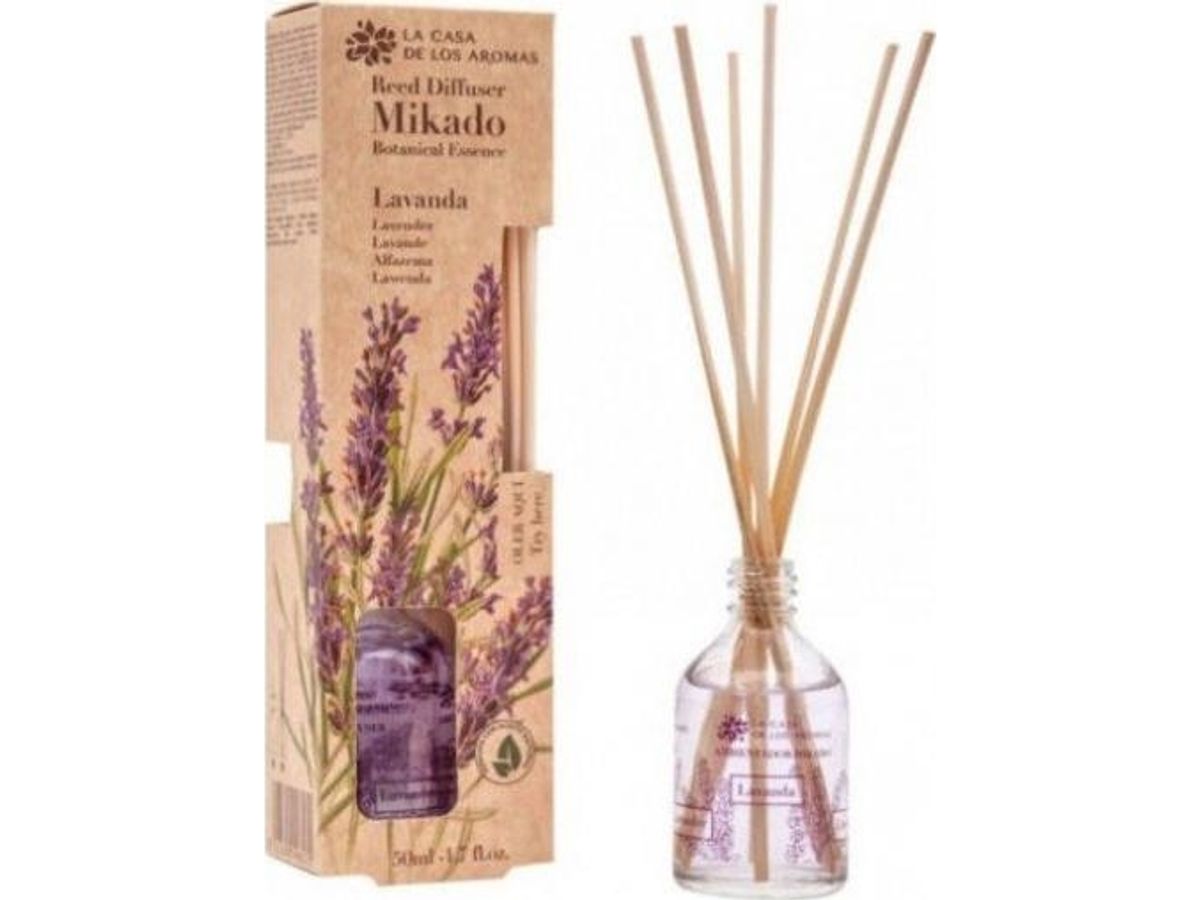 La Casa De Los Aromas La Casa De Los Aromas_Botanisk Essens Duftpinde Lavendel 50Ml