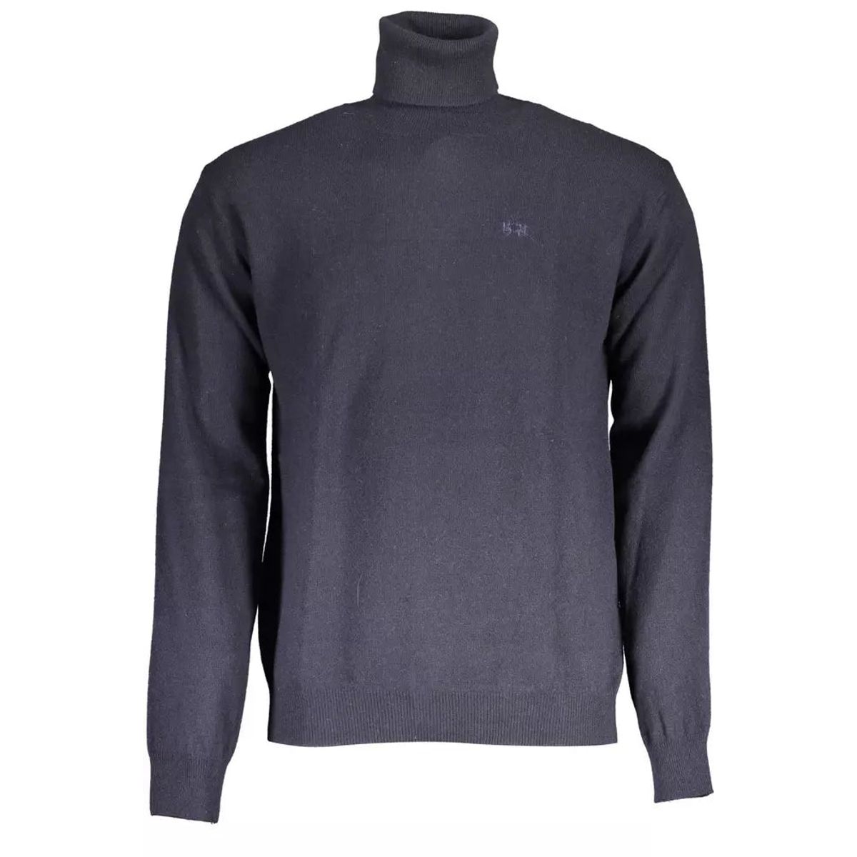 La Martina Blue Wool Mens Sweater