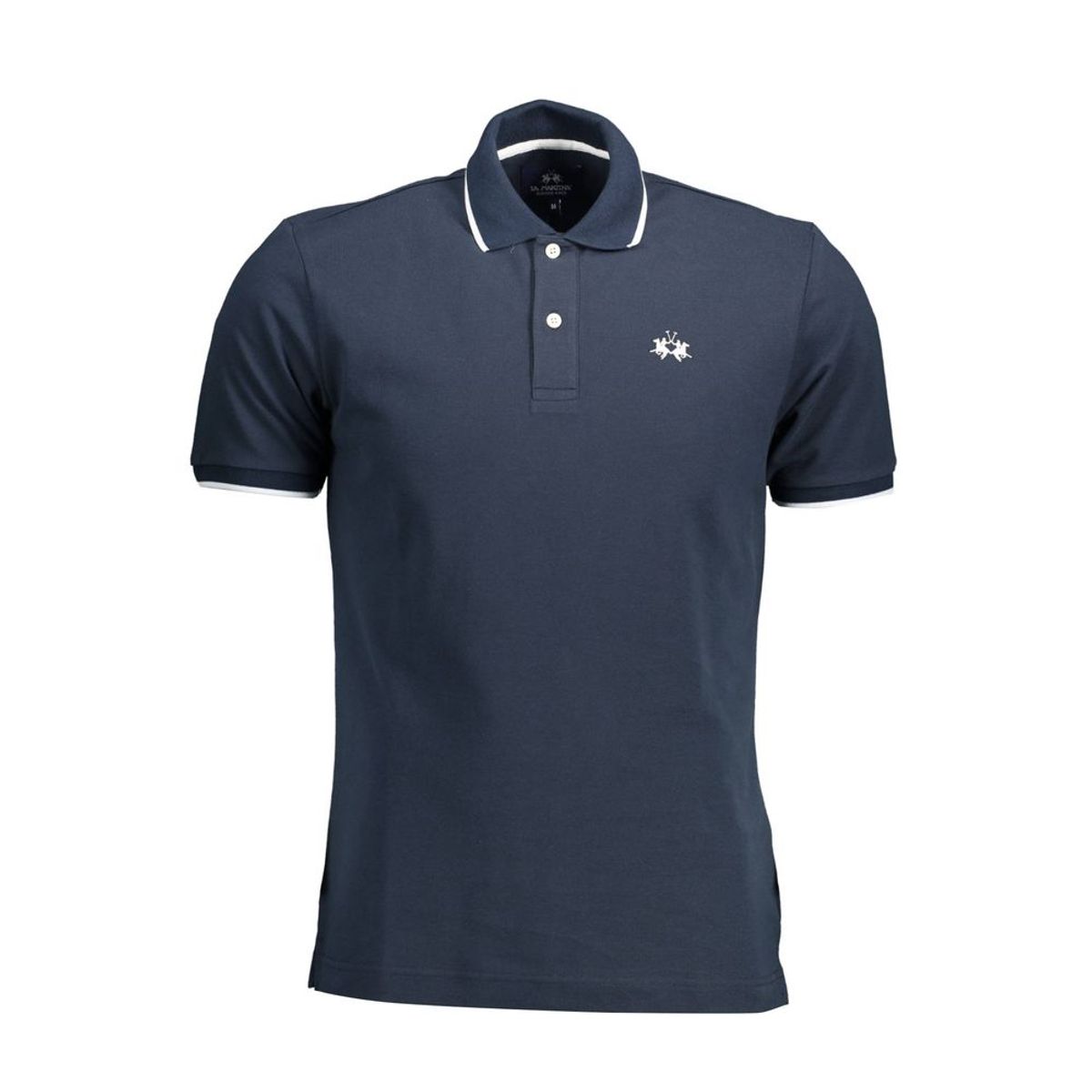 La Martina Elegant Contrasting Detail Polo Shirt