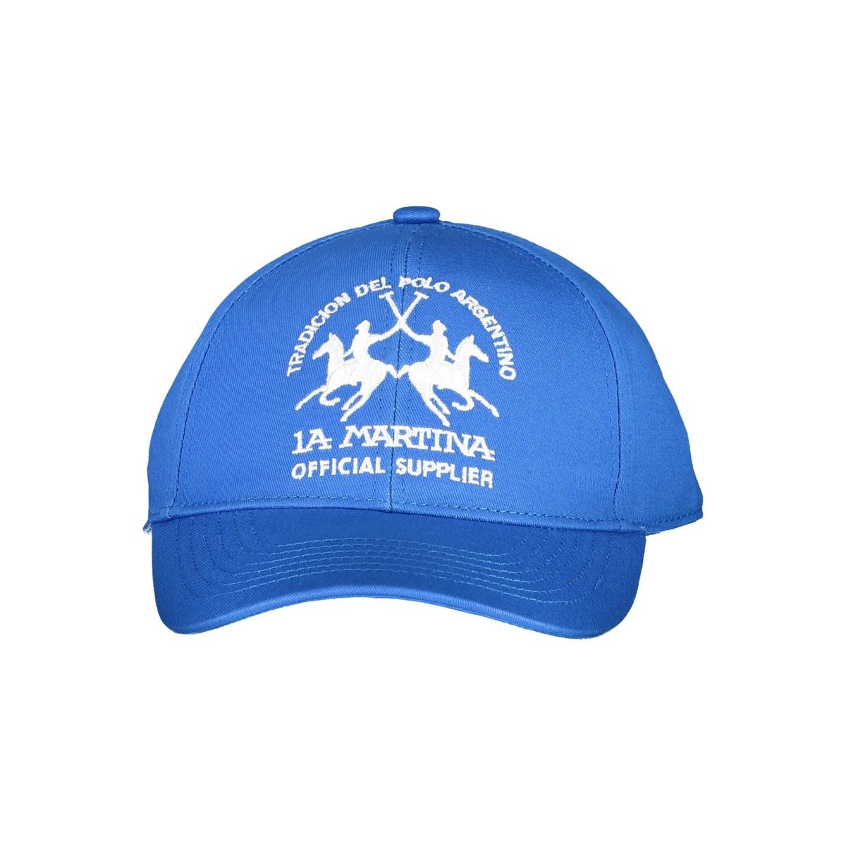 La Martina Elegant Embroidered Cotton Visor Cap