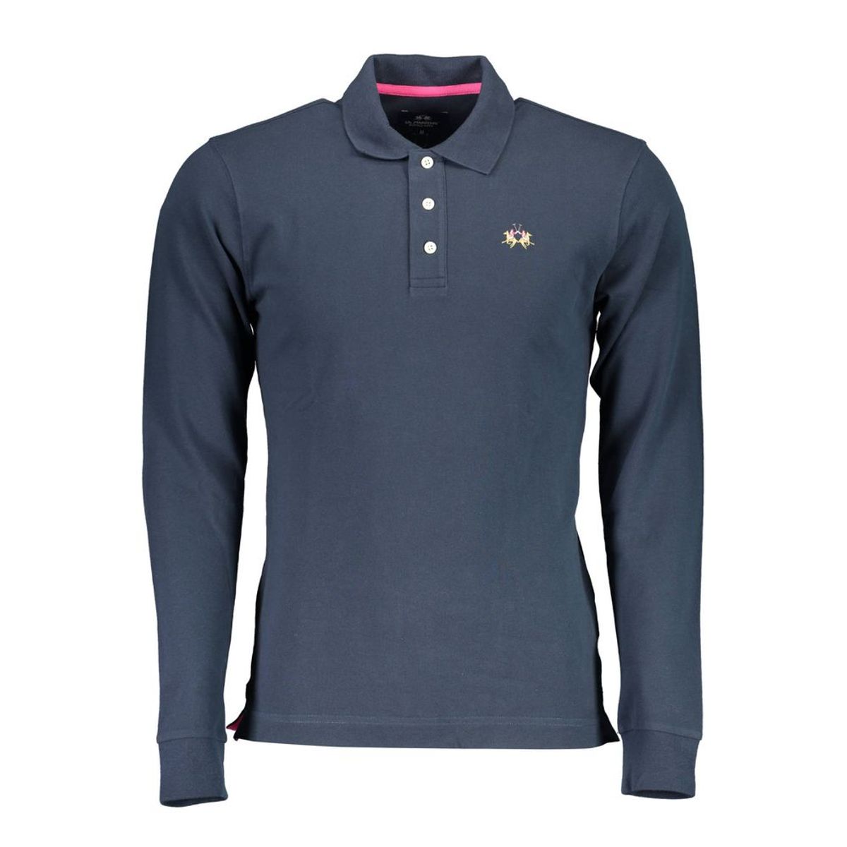 La Martina Elegant Long-Sleeved Slim Fit Polo Shirt