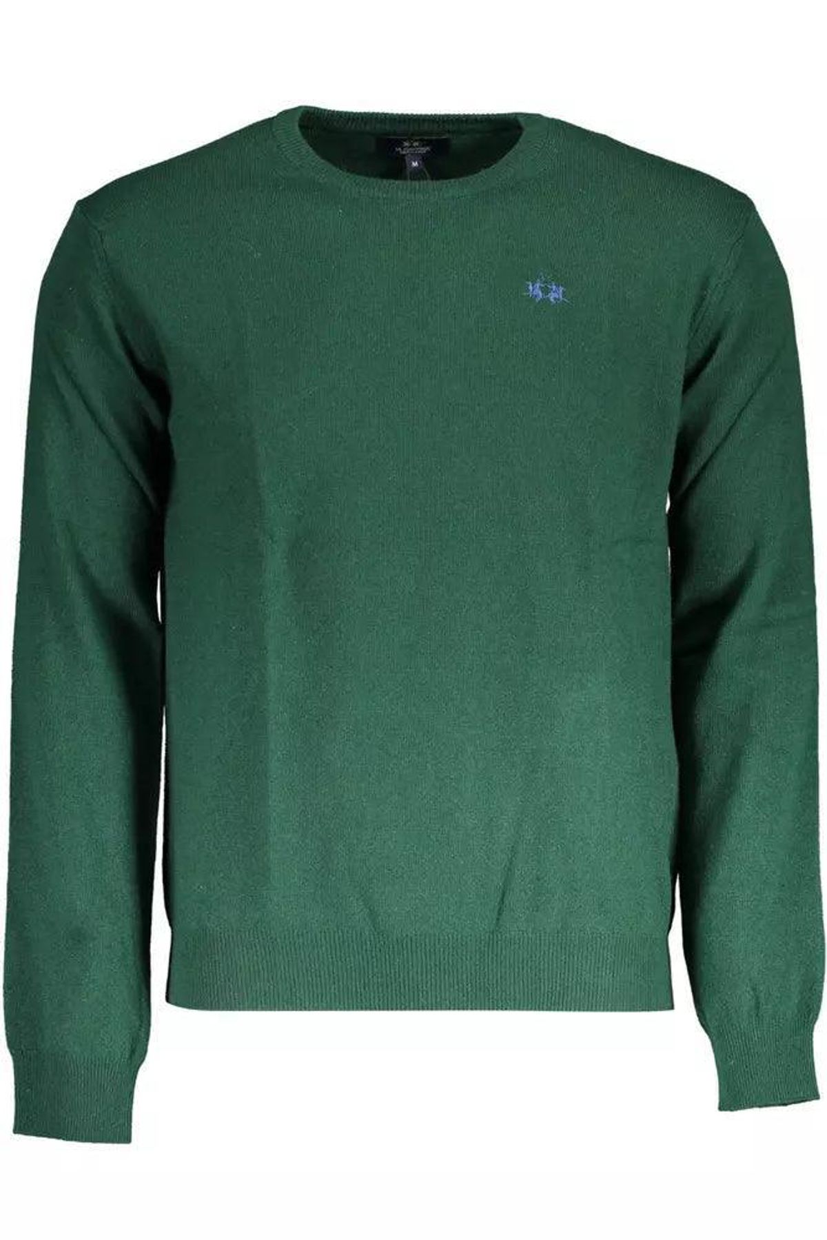 La Martina Green Wool Men Sweater