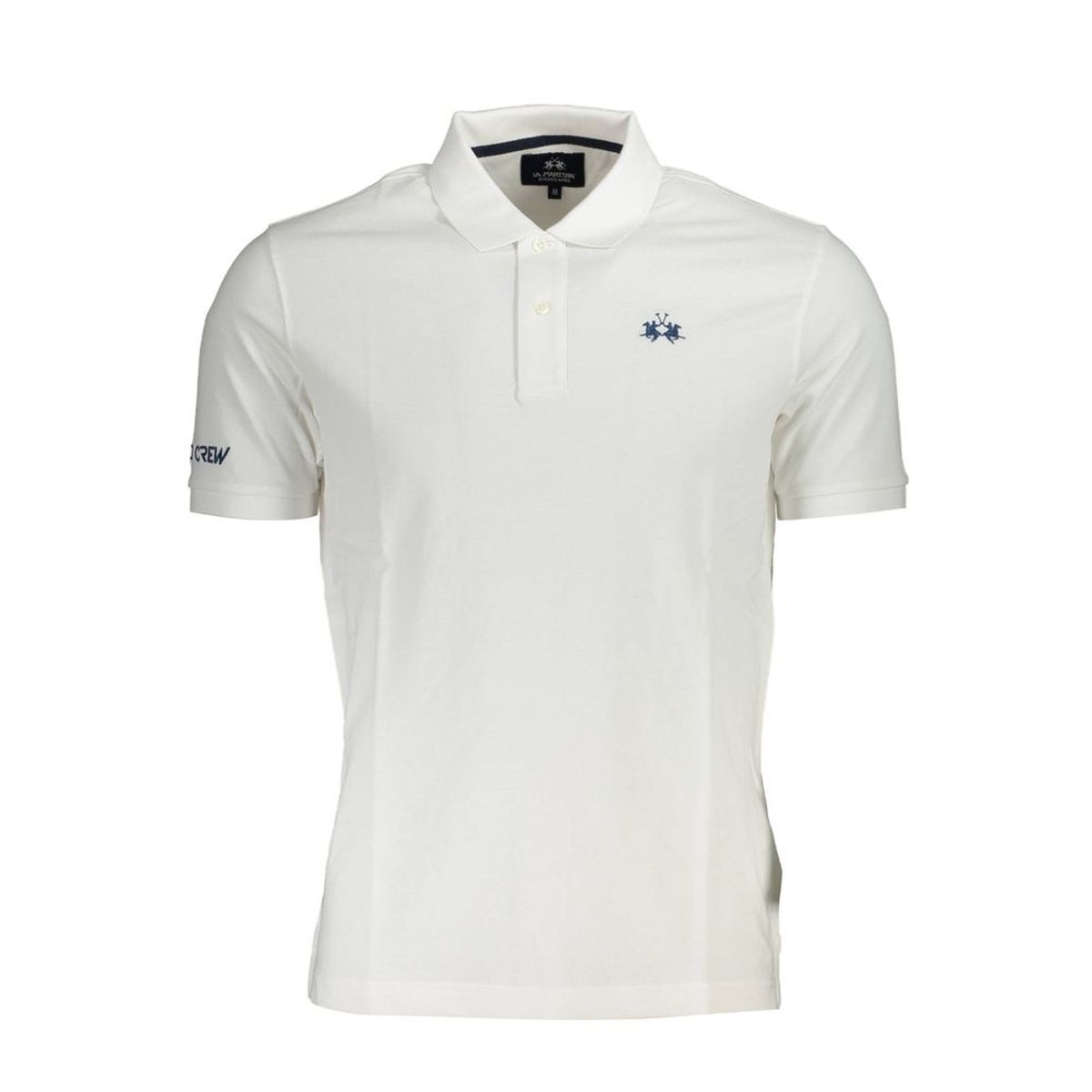 La Martina Hvid Bomuld Polo Shirt