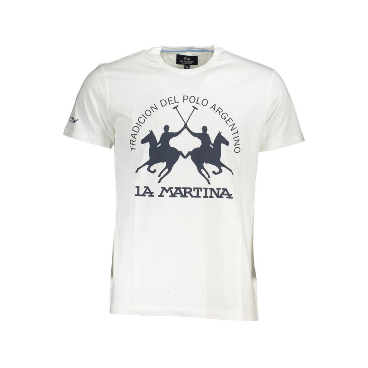 La Martina Hvid Bomuld T-Shirt