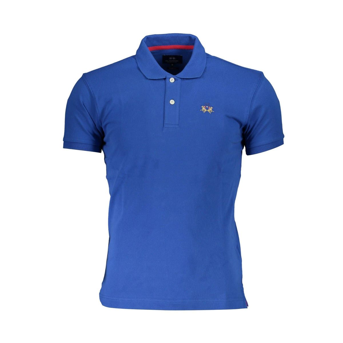 La Martina Slim Fit Embroidered Polo with Contrast Details