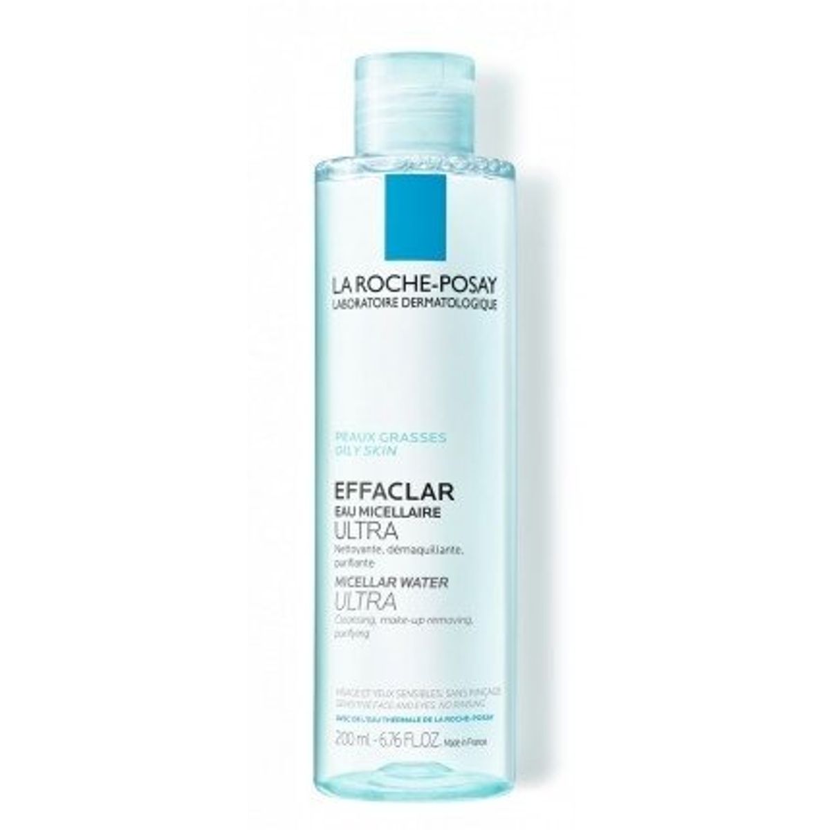 La Roche-Posay EFFACLAR 3-i-1 rensevand til fedtet/uren hud Flakon 200 ml