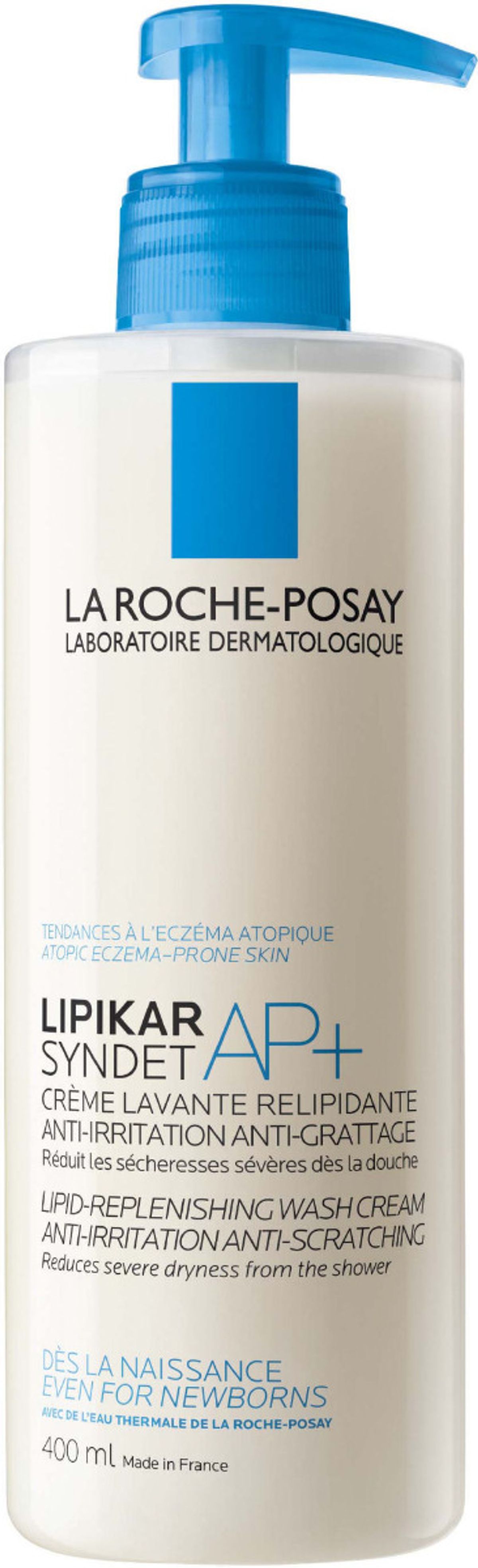 La roche-posay lipikar syndet AP+ lipid-replenishing cream wash 400ml