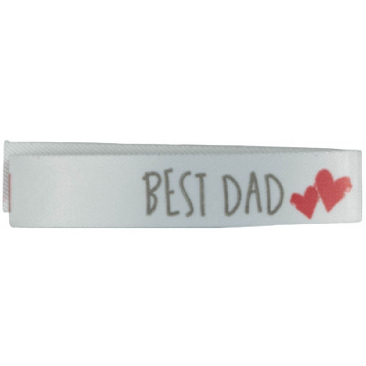 Label Best Dad Hvid - 1 stk