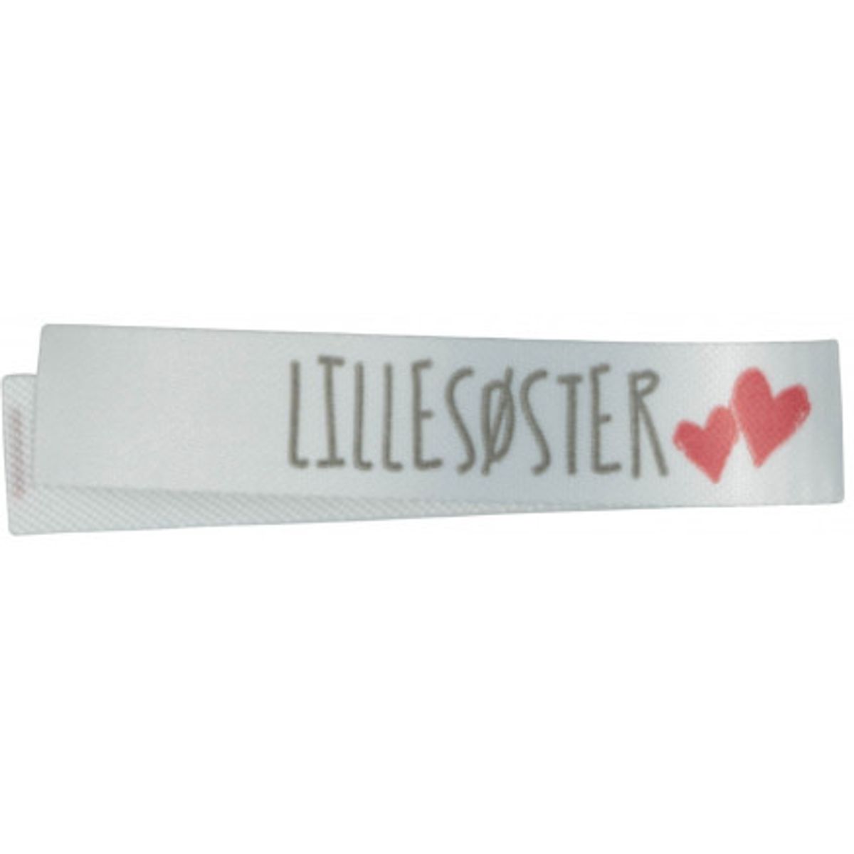 Label Lillesøster Hvid - 1 stk