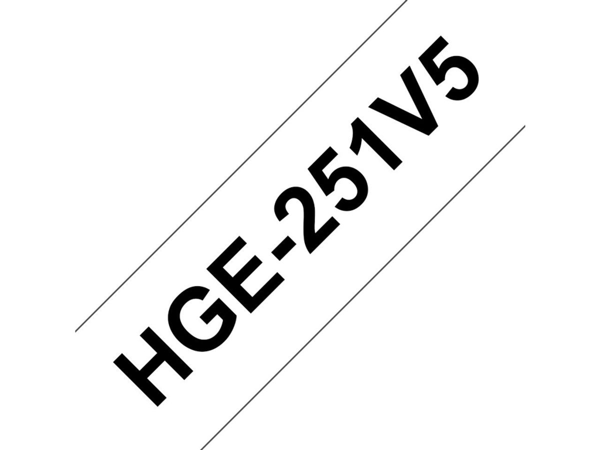 Labeltape Brother HGe 24mm