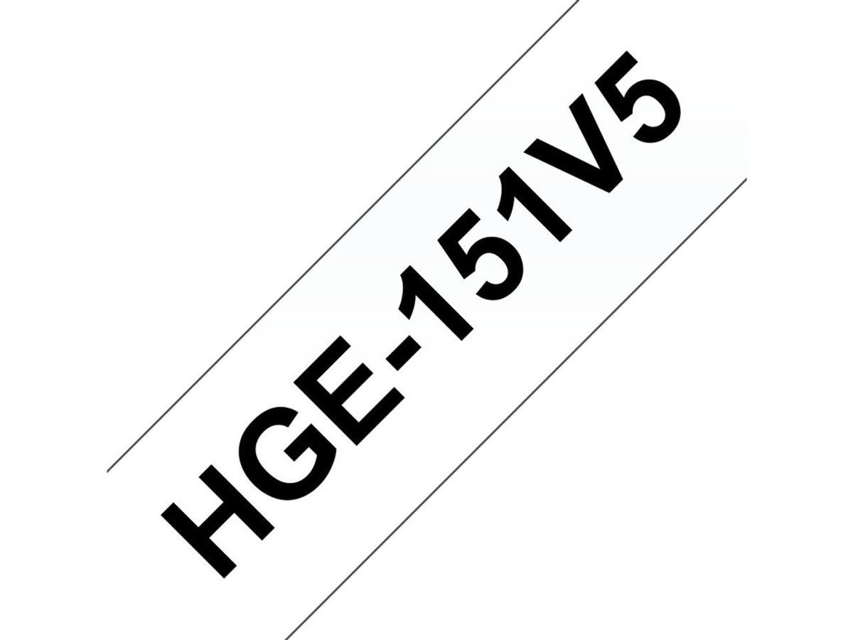 Labeltape Brother HGe 24mm