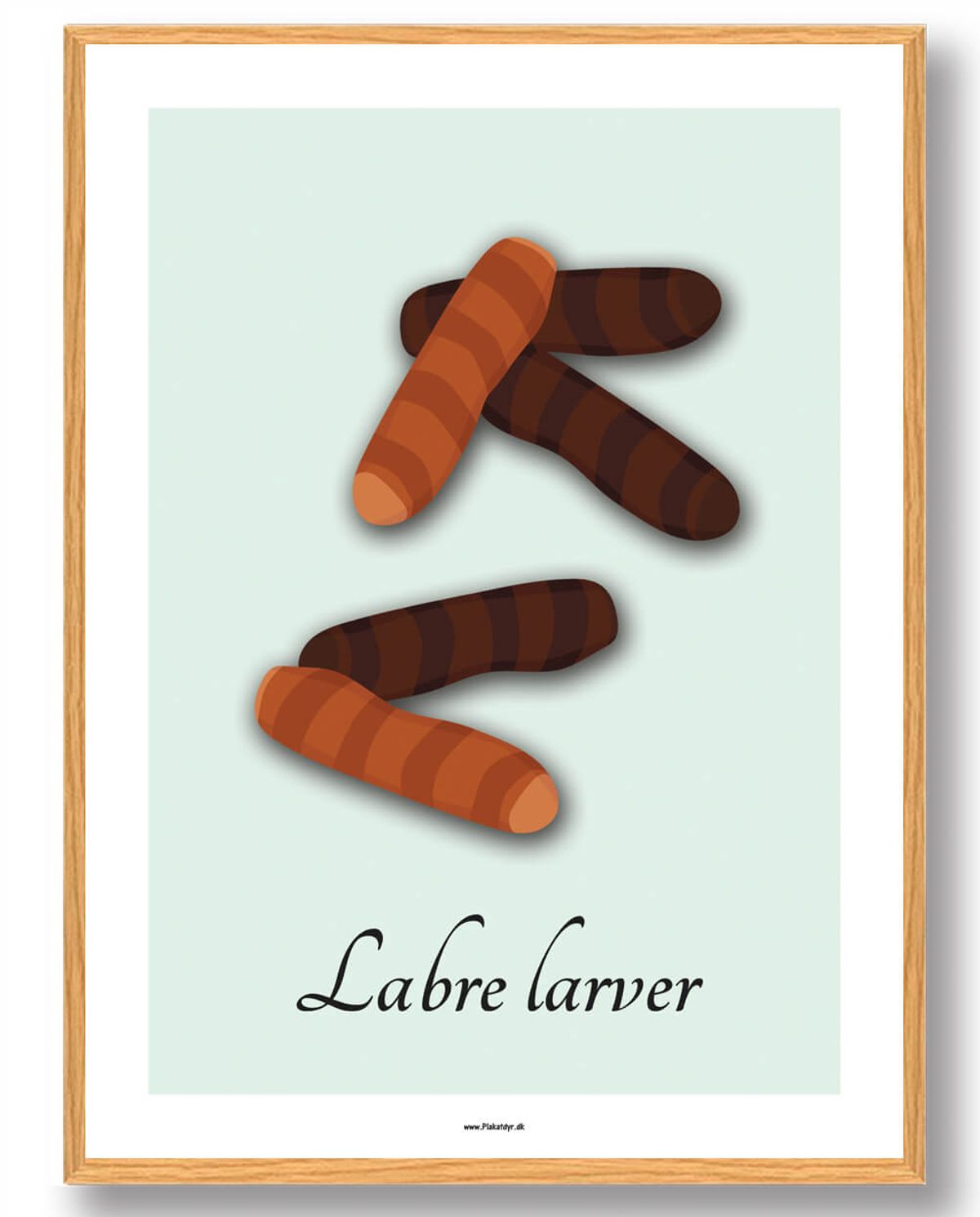 Labre larver - plakat (Størrelse: L - 50x70cm (B2))