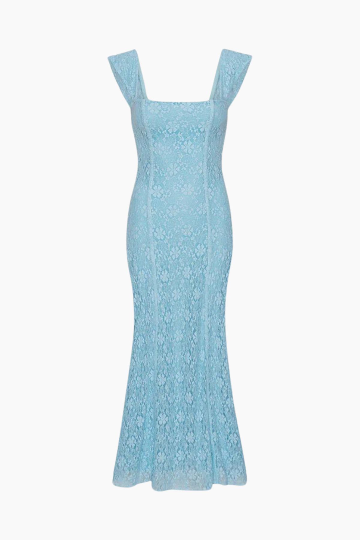 Lace Wide Strap Dress - Omphalodes - ROTATE - Lyseblå L