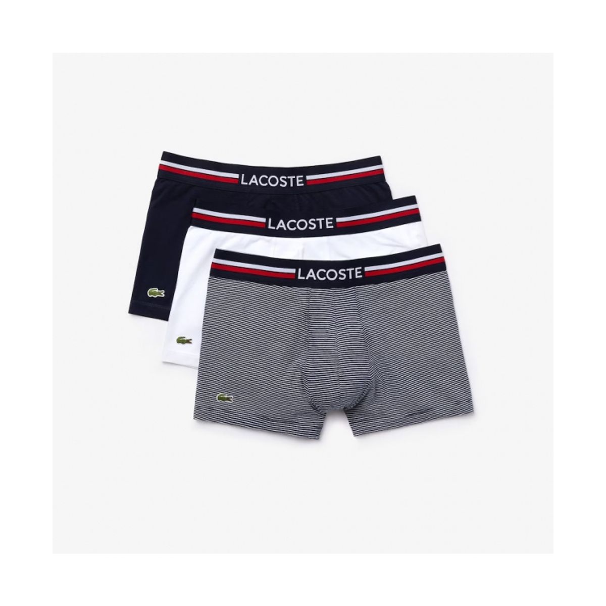 LACOSTE 3-pak underbukser/boxershort i forskellige farver til herre