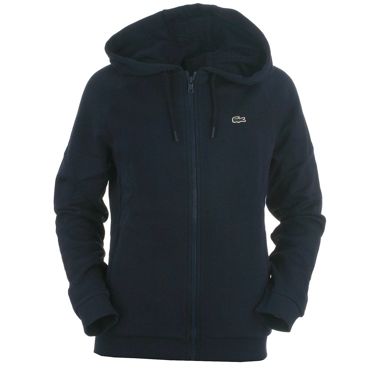 Lacoste hoodie zipsweat, navy - 176 - S+ - 36